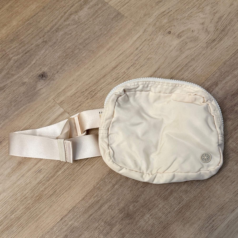 Cream Belt Bag